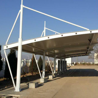 提供服务 新能源充电站膜结构雨棚 防雨防晒 旋豪