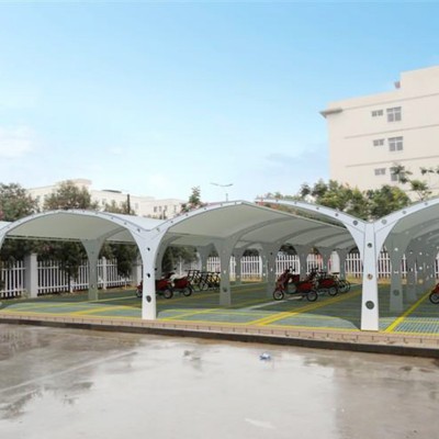 提供服务 苏州地区安装工厂停车场膜结构雨棚 三浦