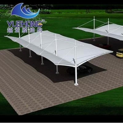 东莞旅游景区膜结构停车棚新能源汽车充电桩膜结构雨棚