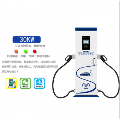 杭州30kW直流充电桩住宅小区共享汽车充电桩千纳充电桩