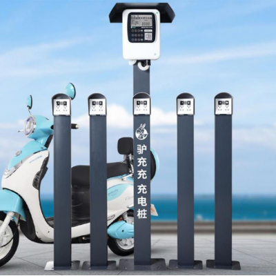 江西电瓶车智能充电桩户外小区10路防雨共享智能自行车充电站