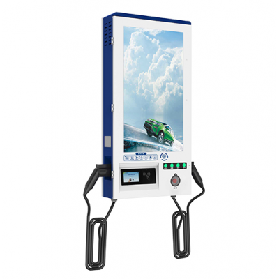 鼎茂14KW广告屏充电桩汽车交流充电桩适用于商业停车场
