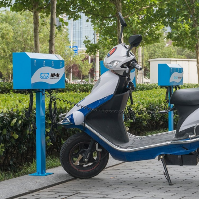 4路电瓶车智能充电站河南工业区停车场共享电动自行车充电桩