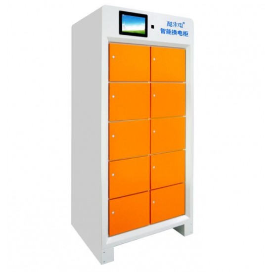 酷来电10路智能换电柜，适用于锂电池、磷酸铁锂电池